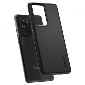 Husa Samsung Galaxy S21 Ultra- Spigen Thin Fit -Black - Img 3