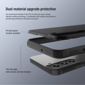 Husa Samsung Galaxy S22 Plus - Nillkin Super Frosted Shield Pro Albastra - Img 2