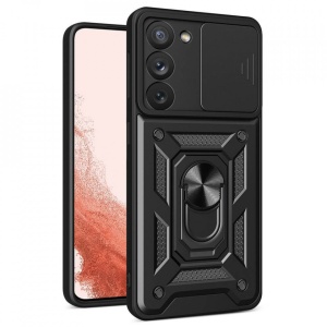 husa Samsung Galaxy S23 Plus cu protectie pentru camera si placuta magnetica compatibila cu suportul auto