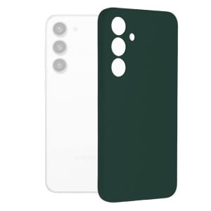 Husa Samsung Galaxy S24 Plus -Soft Edge Silicone verde inchis - Img 1
