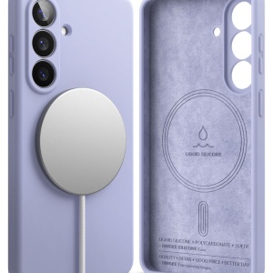 Husa Samsung Galaxy S26 Ringke Silicone Magnetic Magsafe Lavander - Img 2