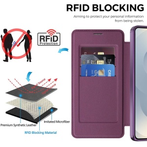 Husa Samsung Galaxy S26 SmartMag Book Case mov - Img 5