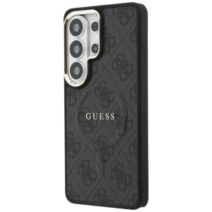 Husa Samsung Galaxy S26 Ultra Guess 4G Embossed Ring MagSafe Neagra - Img 5