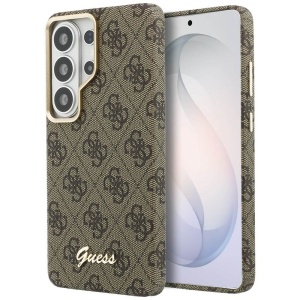 Husa Samsung Galaxy S26 Ultra Guess 4G Script MagSafe Maro