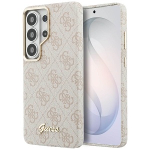Husa Samsung Galaxy S26 Ultra Guess 4G Script MagSafe roz