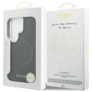 Husa Samsung Galaxy S26 Ultra Guess Perforated Logo MagSafe Neagra - Img 6