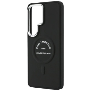 Husa Samsung Galaxy S26 Ultra Karl Lagerfeld Wrapped Leather with Karl RSG Logo MagSafe neagra - Img 7