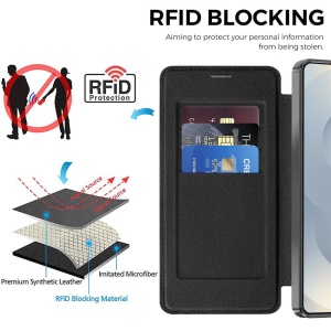 Husa Samsung Galaxy S26 Ultra SmartMag Book Case Neagra - Img 6