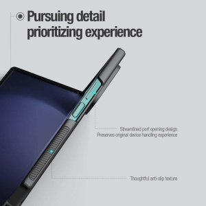 Husa Samsung Galaxy Z Fold 6 Nillkin Super Frosted Shield Magnetic Neagra - Img 3