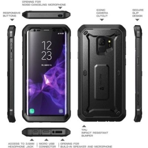 Husa Supcase Unicorn Beetle Pro pentru Samsung Galaxy S9 -Neagra - Img 2