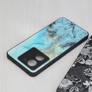 Husa Xiaomi 13T Pro / 13T - Printing Glass Blue Ocean - Img 4