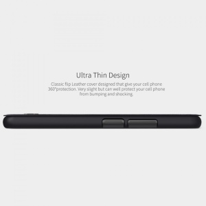 Husa Xiaomi Mi 11 Lite- Nillkin Qin Leather Case Neagra - Img 6