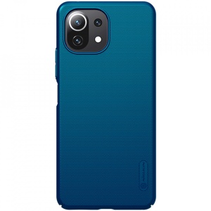 Husa Xiaomi Mi 11 Lite -Nillkin Super Frosted Shield Case Albastra - Img 1