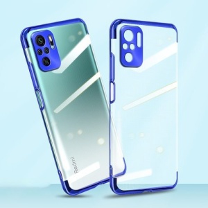 Husa Xiaomi Redmi Note 10 /10s-Clear Color case gel-Margine Albastra - Img 3