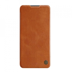 Husa Xiaomi Redmi Note 11/ Note 11s - Nillkin Qin Leather Case Brown - Img 3