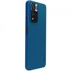 Husa Xiaomi Redmi Note 11 Pro+ - Nillkin Super Frosted Shield Pro Albastra - Img 4