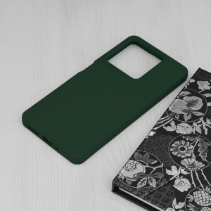 Husa Xiaomi Redmi Note 13 5G Soft Edge Silicone verde inchis - Img 4