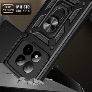 Husa Xiaomi Redmi Note 15 Pro 5G CamShield Case Neagra Techsuit - Img 5