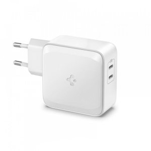 Incarcator priza Spigen PowerArc PE2007 2xUSB-C, QC 3.0, 60W - Img 1