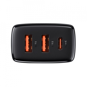 Incarcator universal de perete Baseus Wall Charger 2x USB -A QC , 1x USB type C PD 30W - Img 4