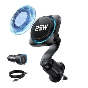 Suport Auto ESR OmniLock cu incarcare Qi2 25W – Magnetic, 360°