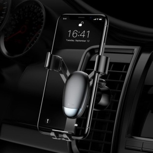 Suport auto pentru telefon Baseus Mini Gravity-Black - Img 5