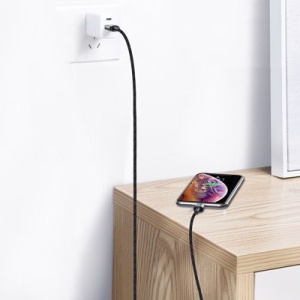 Cablu de date Baseus Zinc magnetic USB/ Micro USB 2.4A 1m black - Img 6