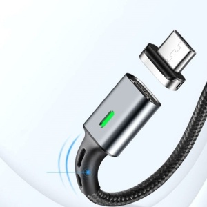 Cablu de date magnetic Elough E05 Lightning Magnetic Cable -100cm/3A Black - Img 6