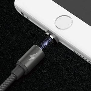 Cablu de date magnetic Remax Gravity RC-095a USB / Type C 1M-Negru - Img 2