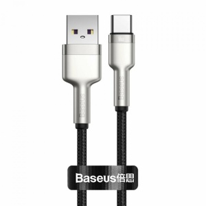 Cablu USB to USB-C Baseus Cafule Metal Series , 66W, 2m - Img 1