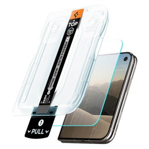 Folie iPhone Duo Spigen Glas.tR EZ-FIT Pro HD Clear - Img 2