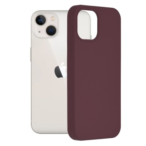 Husa Apple iPhone 13 -Soft Edge Silicone Mov Pruna - Img 1