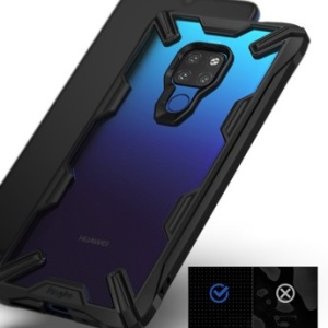 Husa Huawei Mate 20- Ringke Fusion X cu bumper de protecție TPU Negru - Img 4