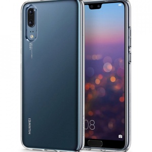 Husa Huawei P20 -Spigen Liquid Crystal -Crystal Clear - Img 1