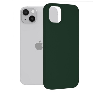 Husa iPhone 14 Plus-Soft Edge Silicone Verde inchis - Img 1