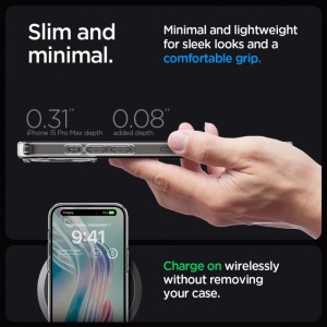 Husa iPhone 15 Pro Max - Spigen Ultra Hybrid Crystal Clear - Img 7