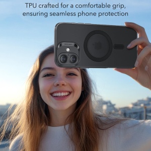 Husa iPhone 16 Plus ESR Zero HaloLock Frosted Black - Img 5