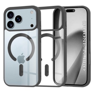 Husa iPhone 17 Pro Magsafe Pro transparenta / negru Techsuit
