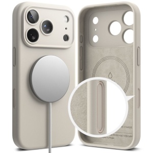 Husa iPhone 17 Pro Max Ringke Silicone Magnetic Magsafe stone - Img 3