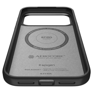 Husa iPhone 17 Pro Spigen Enzo Aramid "T" MagSafe black - Img 5