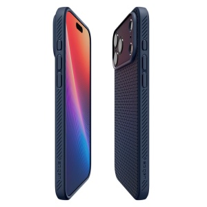 Husa iPhone 17 Pro Spigen Liquid Air Navy Blue - Img 6