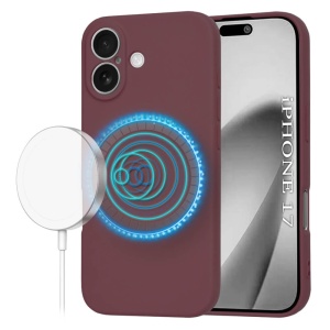 Husa iPhone 17 SoftFlex Magsafe bordo - Img 1
