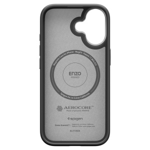 Husa iPhone 17 Spigen Enzo Aramid "T" MagSafe black/silver - Img 4