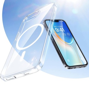 Husa iPhone 17 Torras SlimFit MagSafe Series transparenta - Img 2