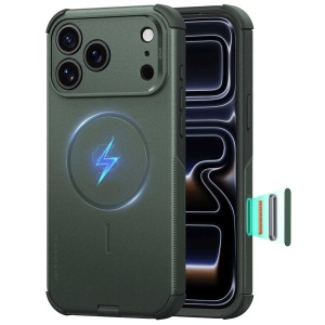 Husă iPhone 18 Pro Max - ESR Cyber HaloLock - Olive Green