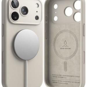 Husă iPhone 18 Pro Max - Ringke - Silicone MagSafe - Stone - Img 8