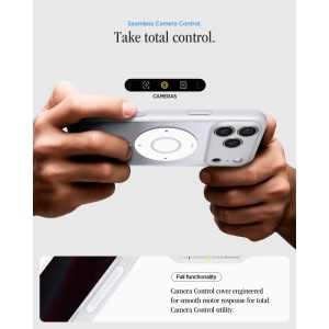 Husă iPhone 18 Pro Max - Spigen - Ultra Hybrid Classic MagSafe - Silver - Img 5