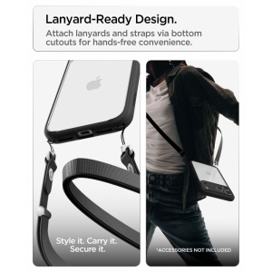 Husă iPhone 18 Pro Max transparentă Spigen Ultra Hybrid - Matte Black - Img 4