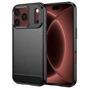 Husă iPhone 18 Pro - Techsuit Carbon Silicone - Black