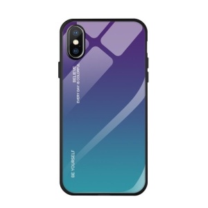 Husa Iphone 7/8 PLUS -Gradient Glass Durable Cover din sticla securizata 9H